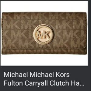 MK leather wallet